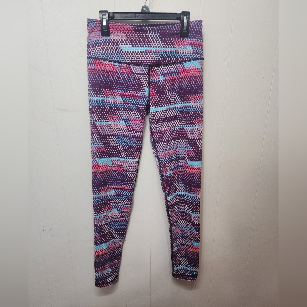 Victoria's‎ Secret Sport Purple Blue Leggings Small Athletic Capris Stretch C409